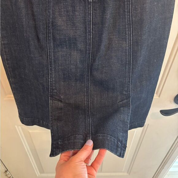 J. Crew Blue Denim Pencil Skirt Knee-Length Casual - Picture 5 of 5